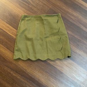 Boutique scalloped skirt!
